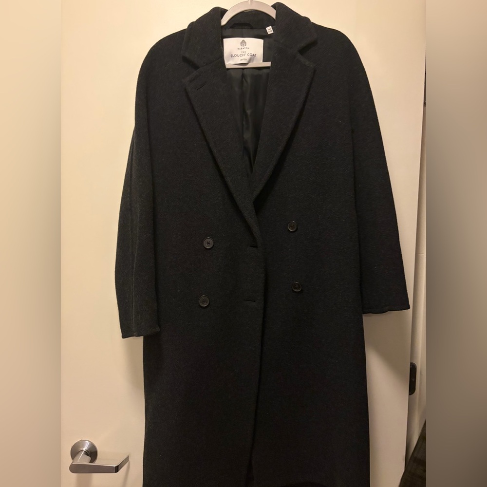 Aritzia The Slouch™ Coat - Soft Wool Cashmere - Picture 4 of 7